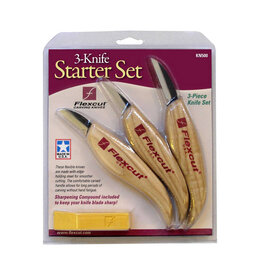 Flexcut 3-Knife Starter Set