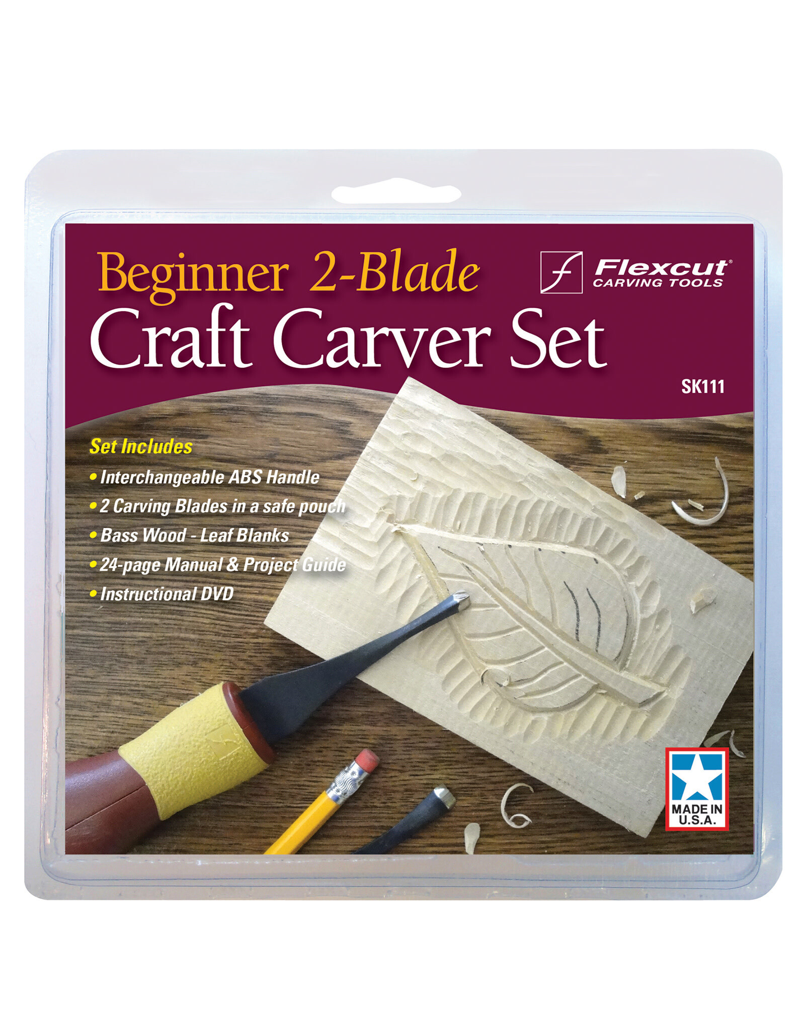 Flexcut Craft Carver, Beginner Set of 7