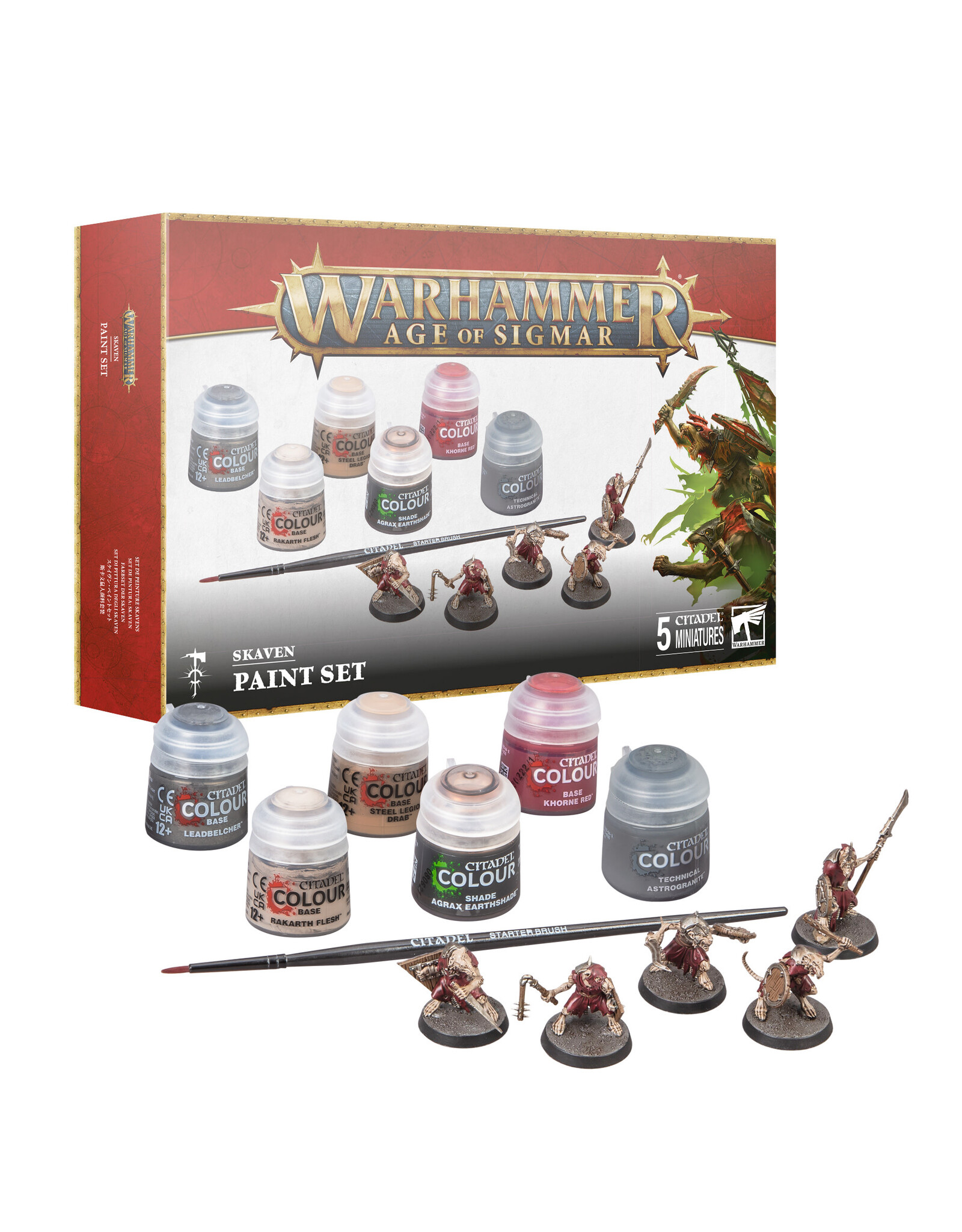 Games Workshop Age of Sigmar Skaven Paint Set