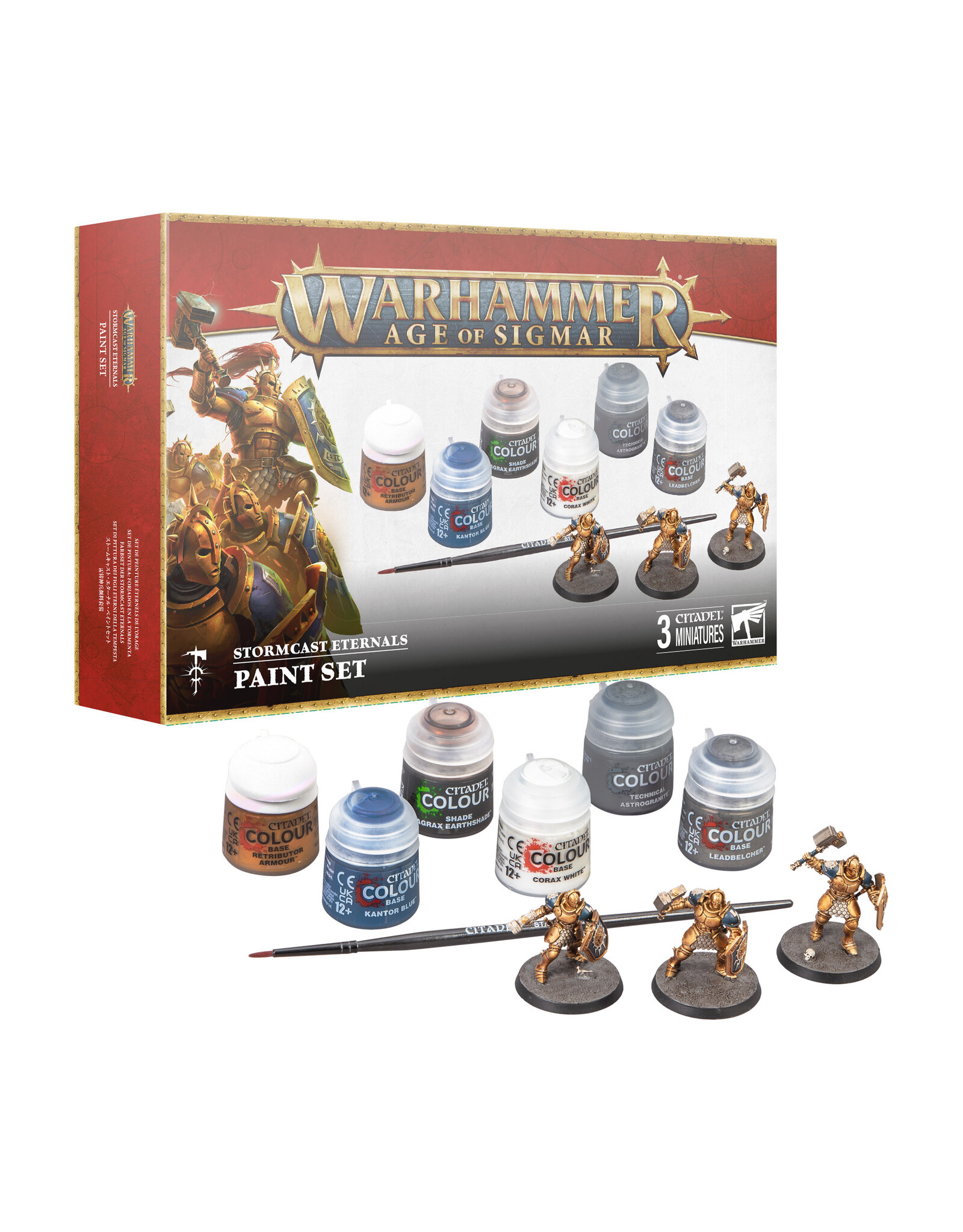 Games Workshop Age of Sigmar Stormcast Eternals Paint Set