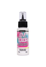 DecoArt DecoArt Love, Color 3D Acrylic Writer, Frosting White, 2oz