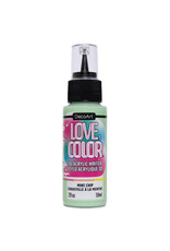 DecoArt DecoArt Love, Color 3D Acrylic Writer, Mint Chip, 2oz