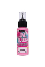 DecoArt DecoArt Love, Color 3D Acrylic Writer, Rose Parfait, 2oz