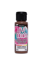DecoArt DecoArt Love, Color Eye Candy Acrylics, Elegant Espresso, 2oz