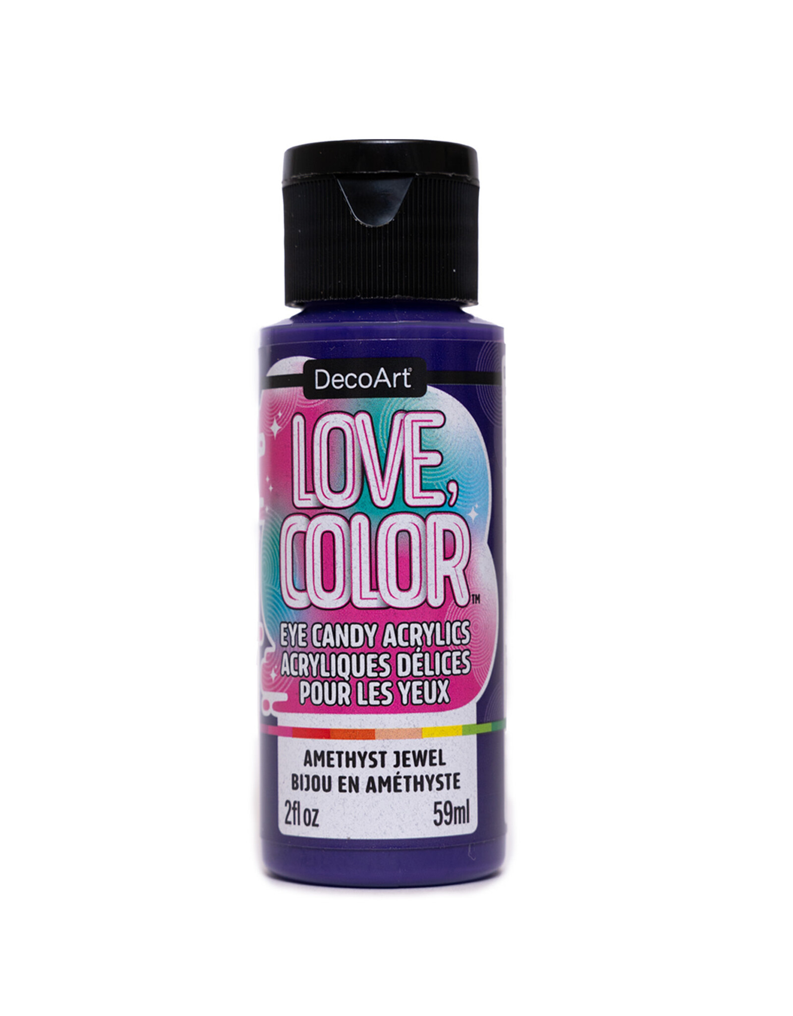 DecoArt DecoArt Love, Color Eye Candy Acrylics, Amethyst Jewel, 2oz