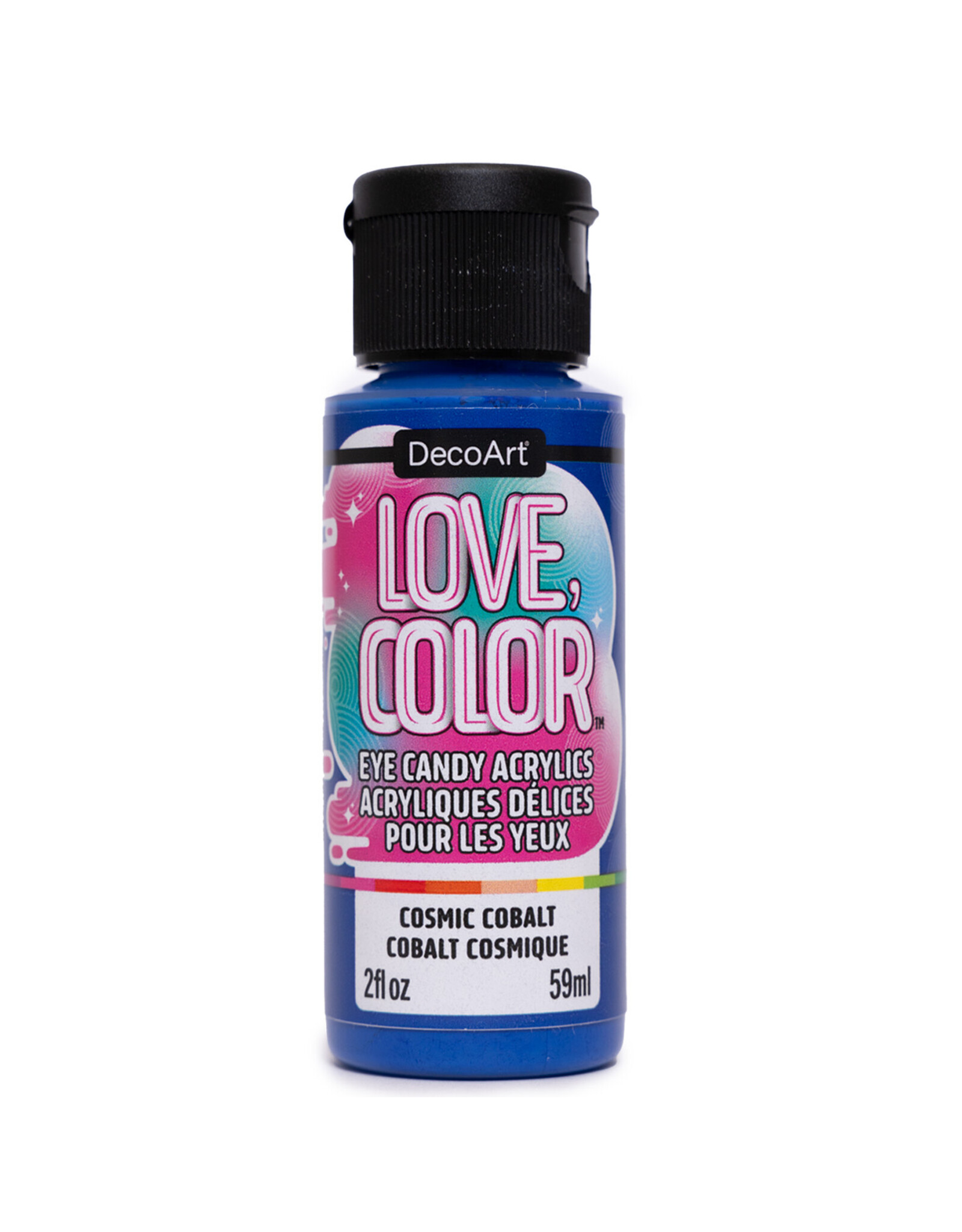 DecoArt DecoArt Love, Color Eye Candy Acrylics, Cosmic Cobalt, 2oz