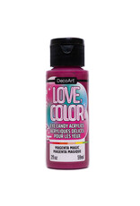 DecoArt DecoArt Love, Color Eye Candy Acrylics, Magenta Magic, 2oz