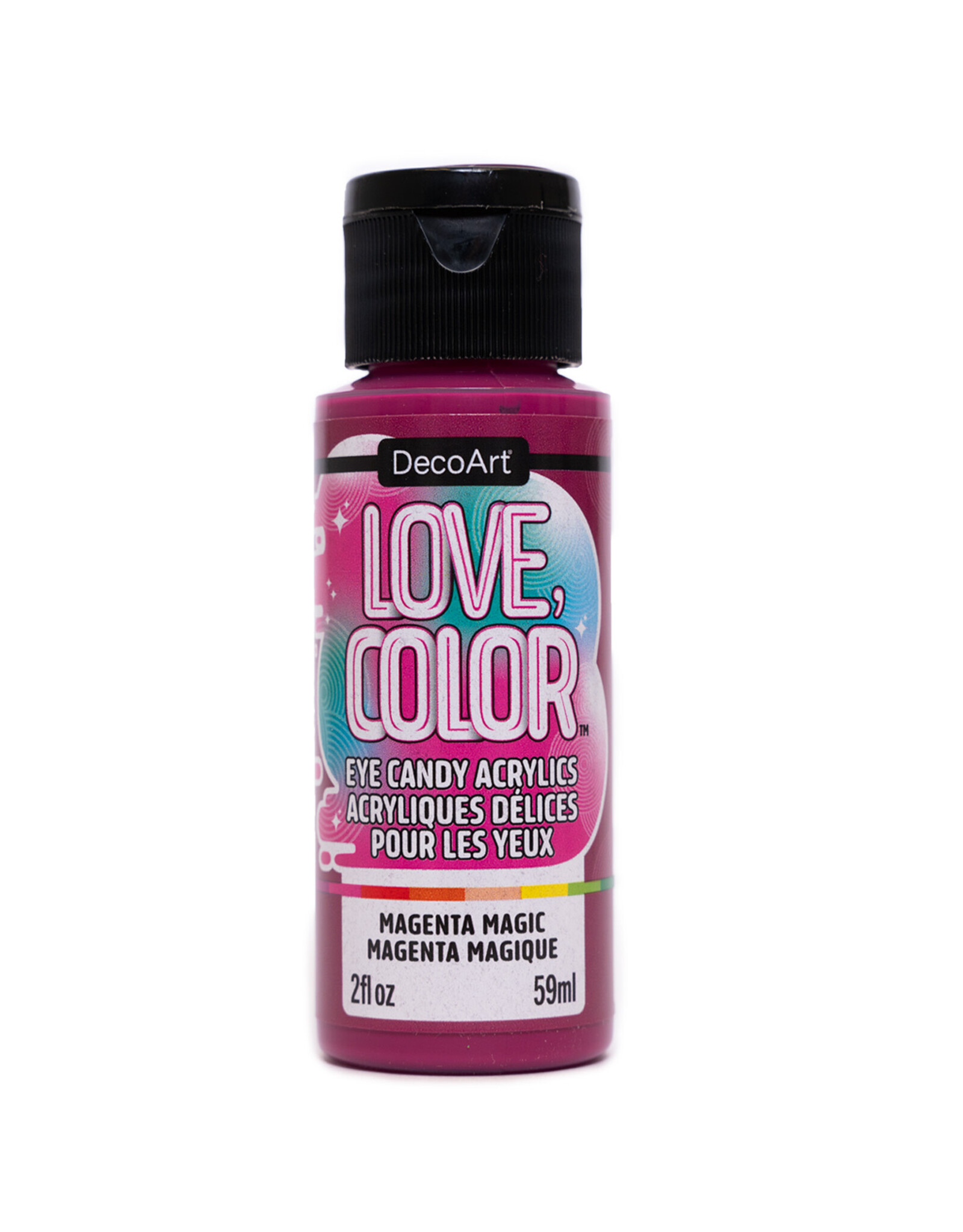 DecoArt DecoArt Love, Color Eye Candy Acrylics, Magenta Magic, 2oz