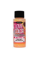 DecoArt DecoArt Love, Color Neon Confetti Glitter, Sunny Daze, 2oz