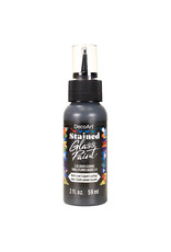 DecoArt DecoArt Stained Glass Paint, Dark Lead - Liquid Leading, 2oz