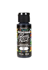 DecoArt DecoArt Stained Glass Paint, Black, 2oz