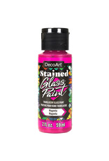 DecoArt DecoArt Stained Glass Paint, Magenta, 2oz