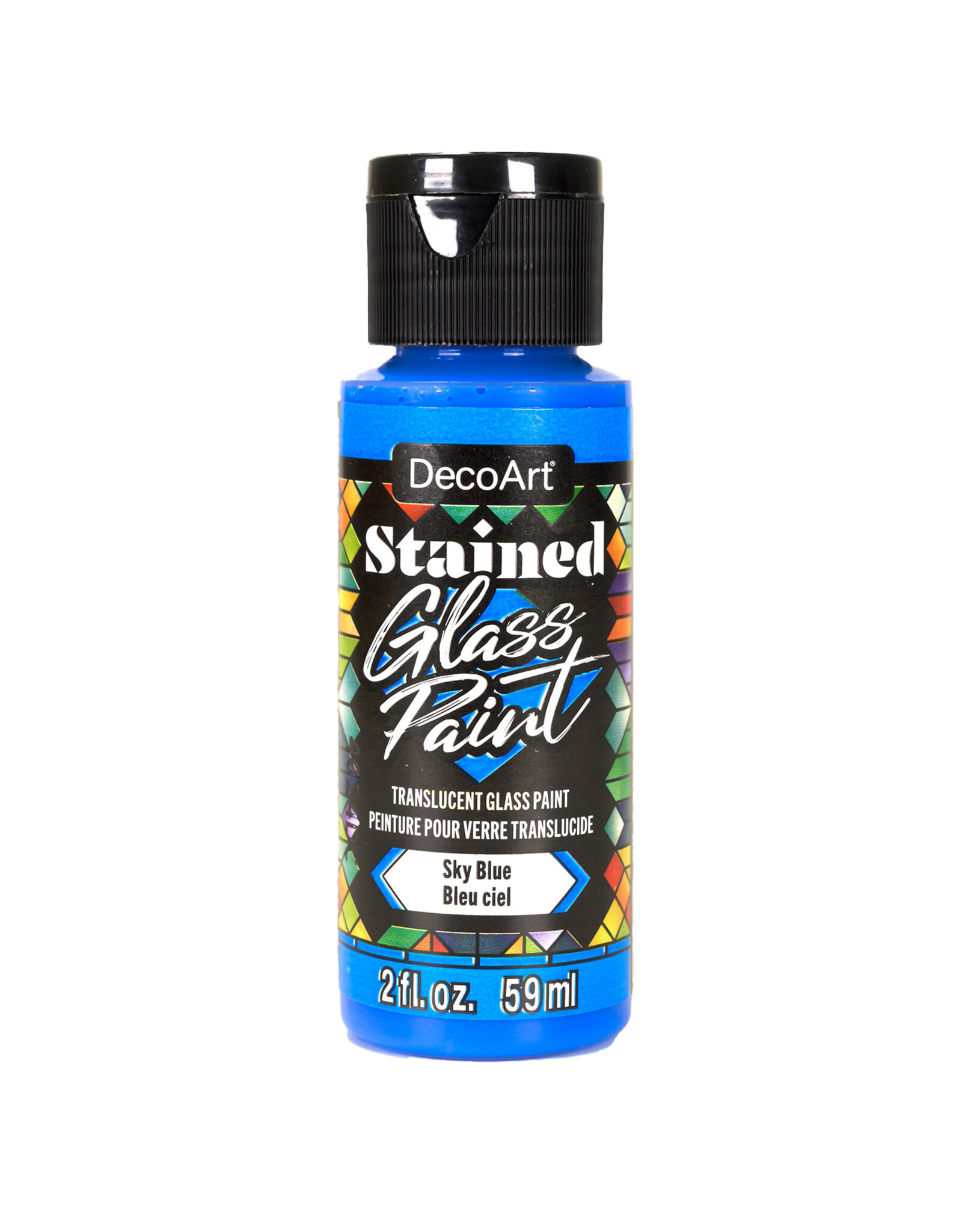 DecoArt DecoArt Stained Glass Paint, Sky BLue, 2oz