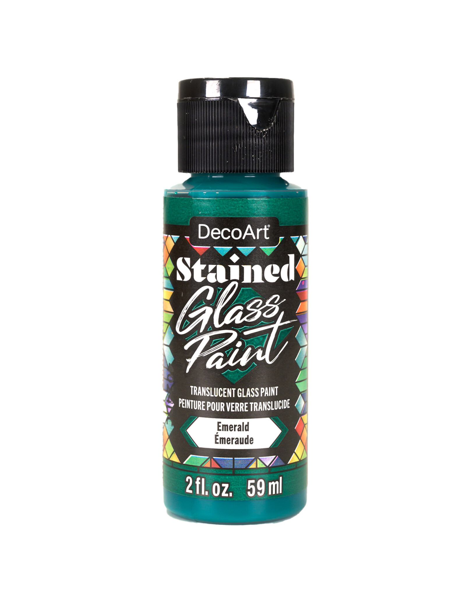 DecoArt DecoArt Stained Glass Paint, Emerald, 2oz