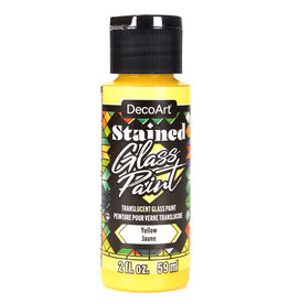 DecoArt DecoArt Stained Glass Paint, Yellow, 2oz