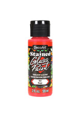 DecoArt DecoArt Stained Glass Paint, Red, 2oz