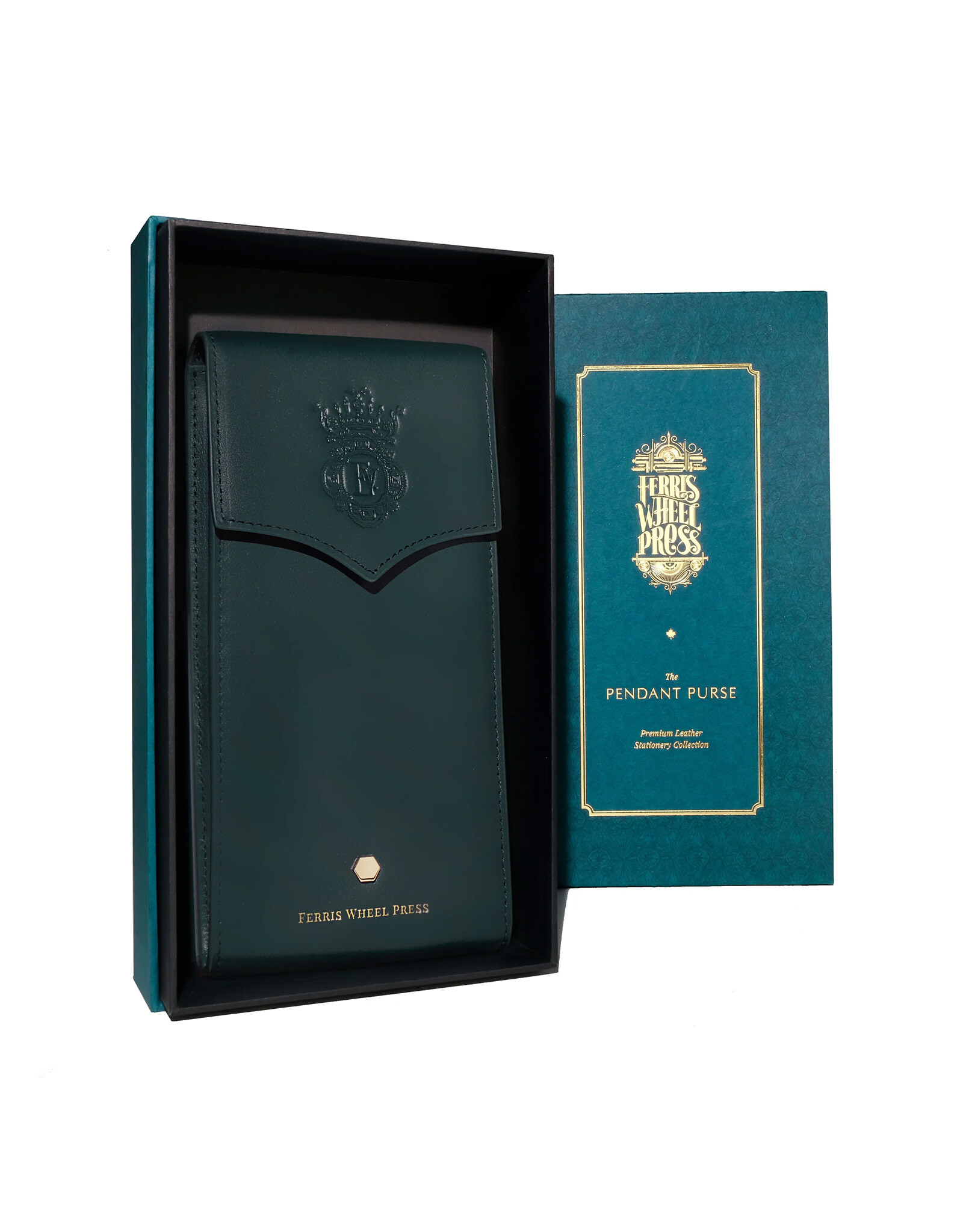 Ferris Wheel Press FWP The Pendant Purse, Teal, Last Batch