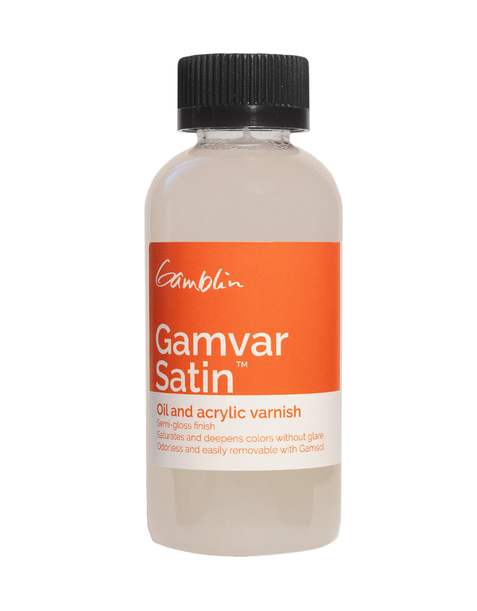 Gamblin Gamblin Gamvar Picture Varnish Satin, Clear, 4oz