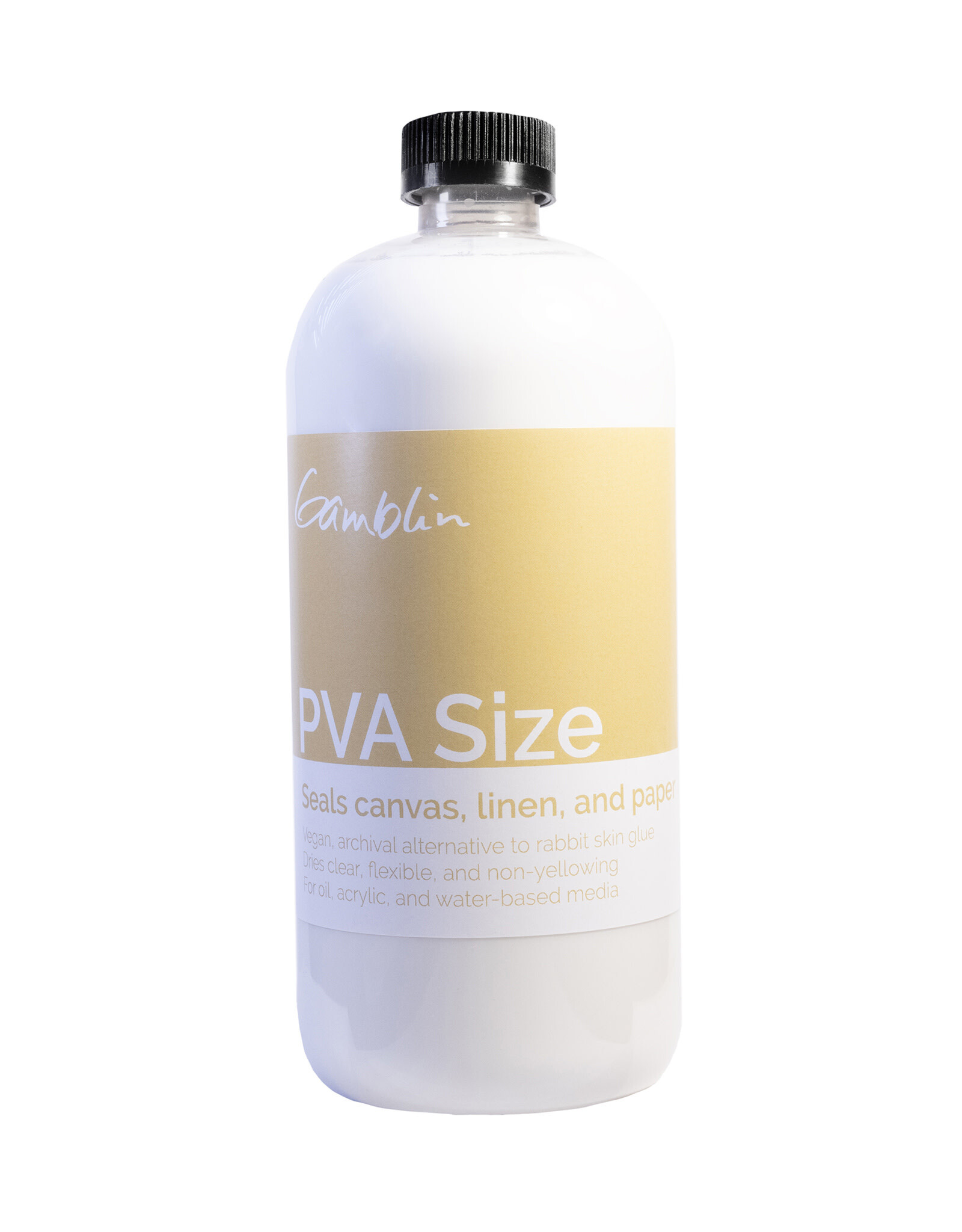 Gamblin Gamblin Poly Vinyl Acetate PVA SIZE, 32oz