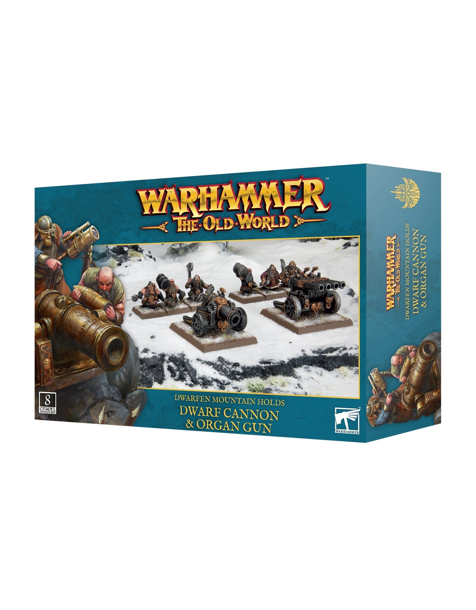 Games Workshop Dwarfen Mountain Holds Dwarf Cannon & Organ Gun