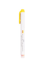 Zebra Mildliner Mix Highlighter, Lemon Yellow/Coral Pink