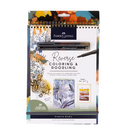 FABER-CASTELL Faber-Castell Reverse Coloring Book, Moody