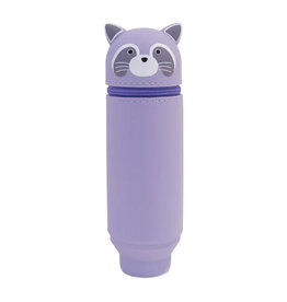 ITOYA Itoya Punilabo Silicone Stand Up Case, Racoon