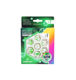 Gamegenic Gamegenic Glow Series  Toxic Stones  RPG Dice Set (7 pcs)