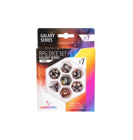 Gamegenic Gamegenic Galaxy Series  Mars RPG Dice Set (7pcs)