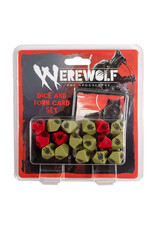 Werewolf The Apocalypse RPG Dice and Form Card Set Werewolf The Apocalypse RPG Dice and Form Card Set