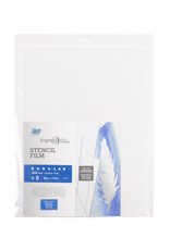 Grafix Impress Clear Dura-lar Stencil Film, .005, 10 x 14", Pack of 6