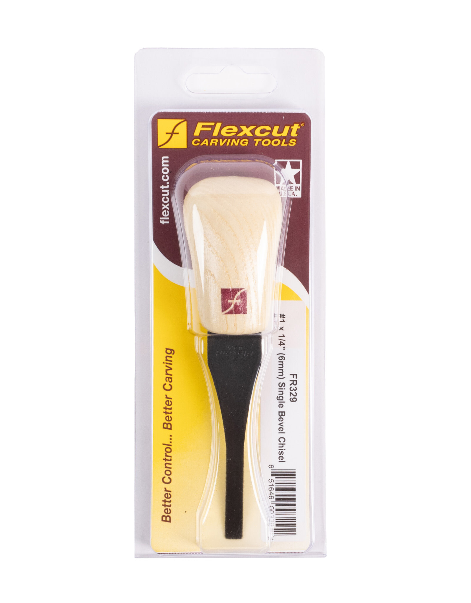 Flexcut Palm Tool, Chisel #1 x 1/4"