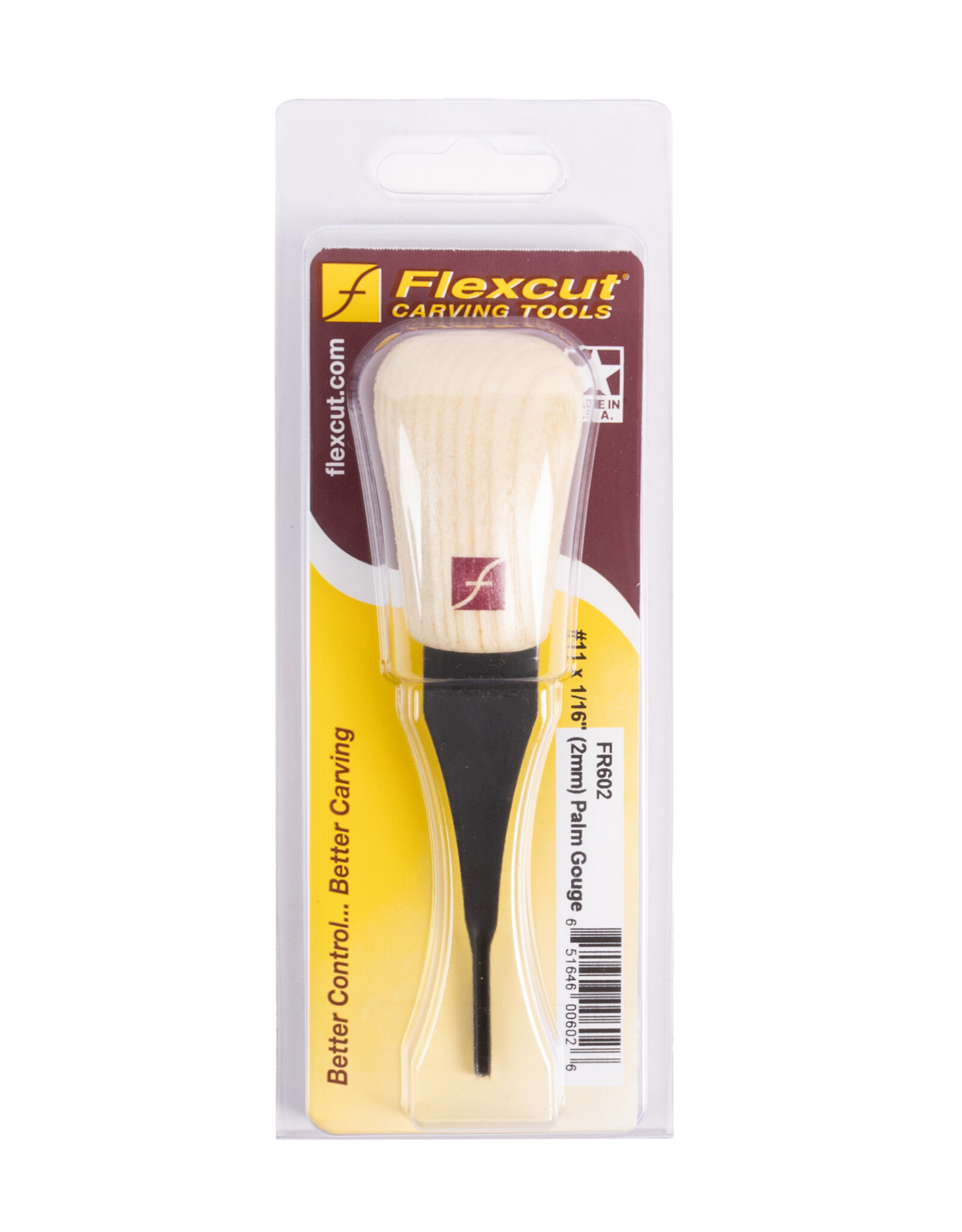 Flexcut Palm Tool, Sweep #11 X 1/16"