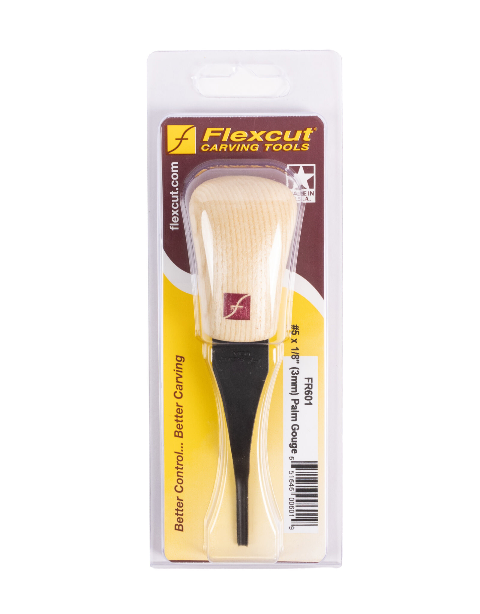 Flexcut Palm Tool, Sweep #5 x 1/8"