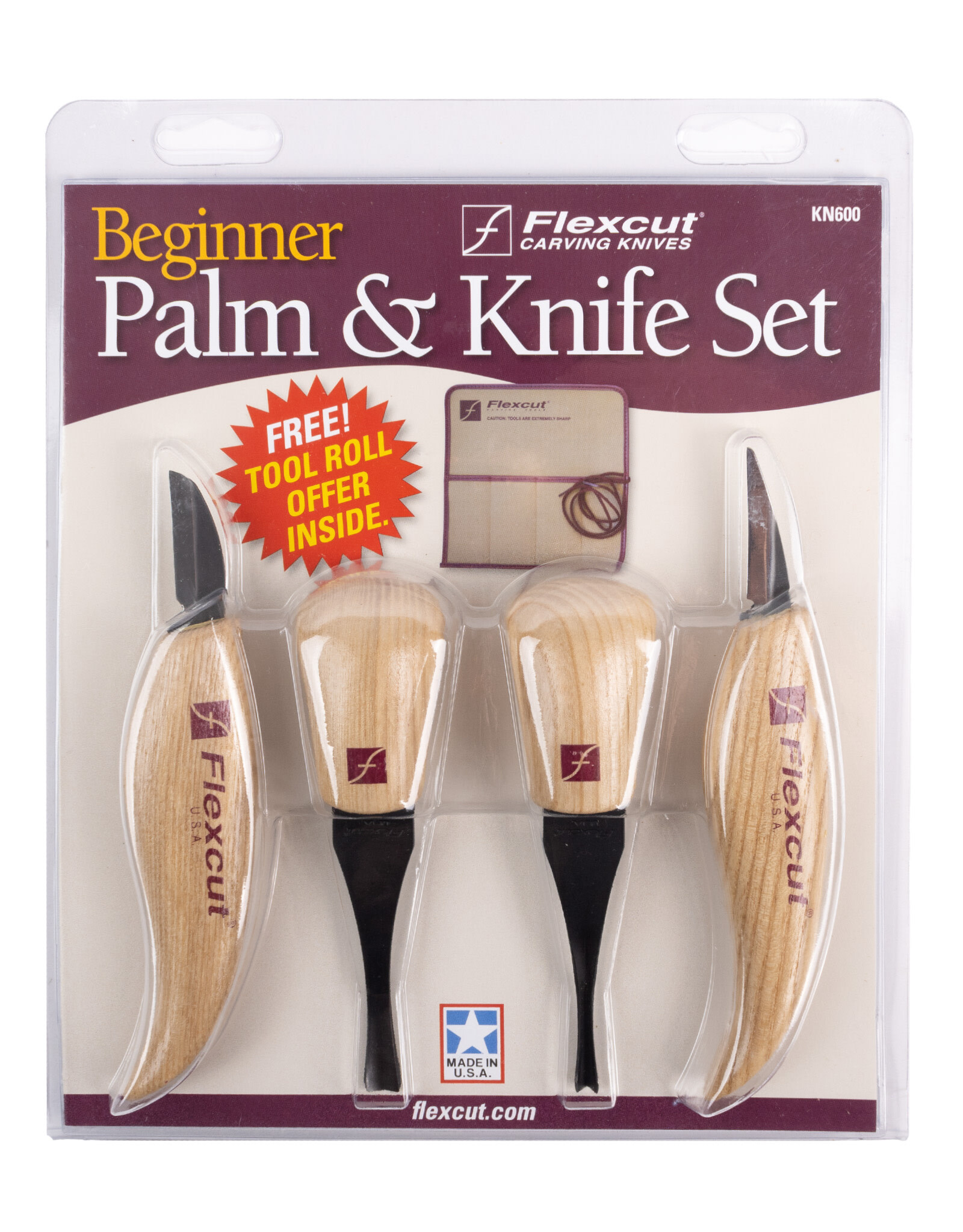 Flexcut Beginner Palm & Knife Set