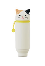 ITOYA Itoya Punilabo Silicone Stand Up Case, Calico Cat