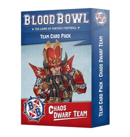 Games Workshop Blood Bowl Chaos Dwarf Cards