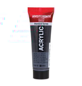 Royal Talens Amsterdam Standard Acrylic,  Metallic Black 20ml