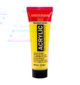 Royal Talens Amsterdam Standard Acrylic,  Metallic Yellow 20ml