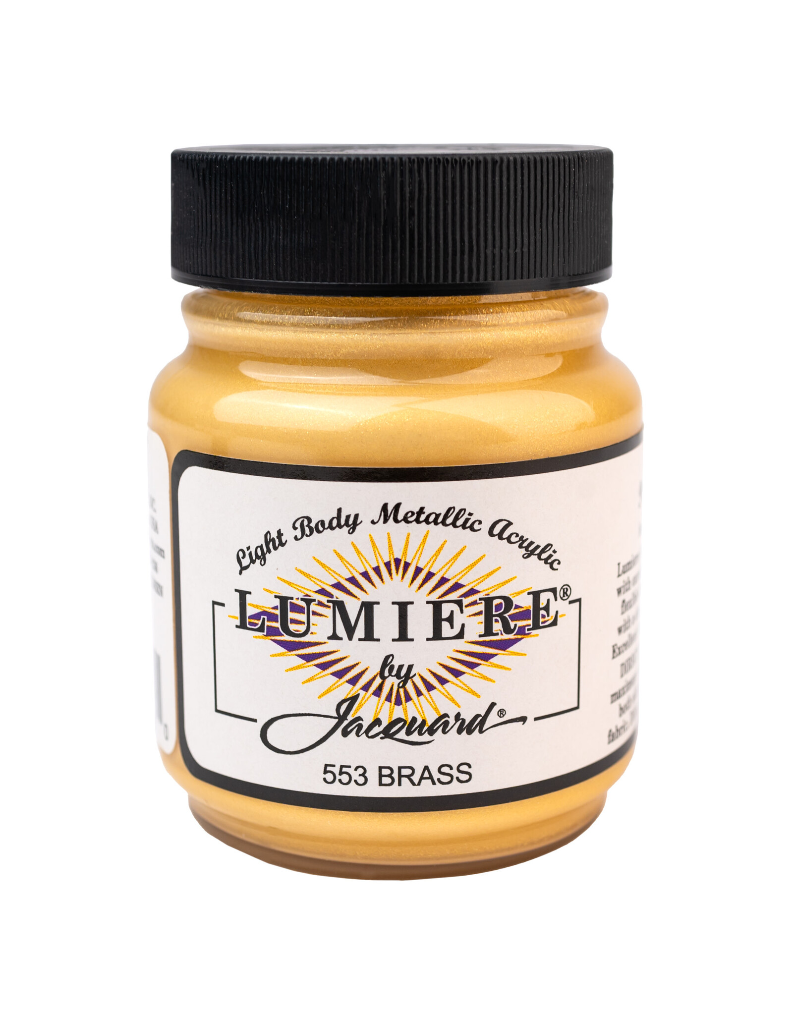 Jacquard Jacquard Lumiere Acrylic Paint, Brass 2¼oz