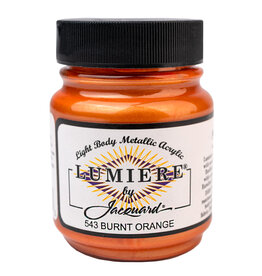 Jacquard Jacquard Lumiere Acrylic Paint, Burnt Orange 2¼oz