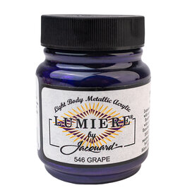 Jacquard Jacquard Lumiere Acrylic Paint, Grape 2¼oz