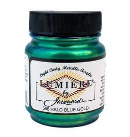 Jacquard Jacquard Lumiere Acrylic Paint, Halo Blue Gold 2¼oz