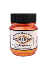 Jacquard Jacquard Lumiere Acrylic Paint, Halo Pink Gold 2¼oz
