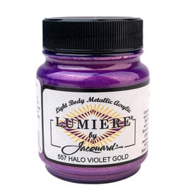 Jacquard Jacquard Lumiere Acrylic Paint, Halo Violet Gold 2¼oz