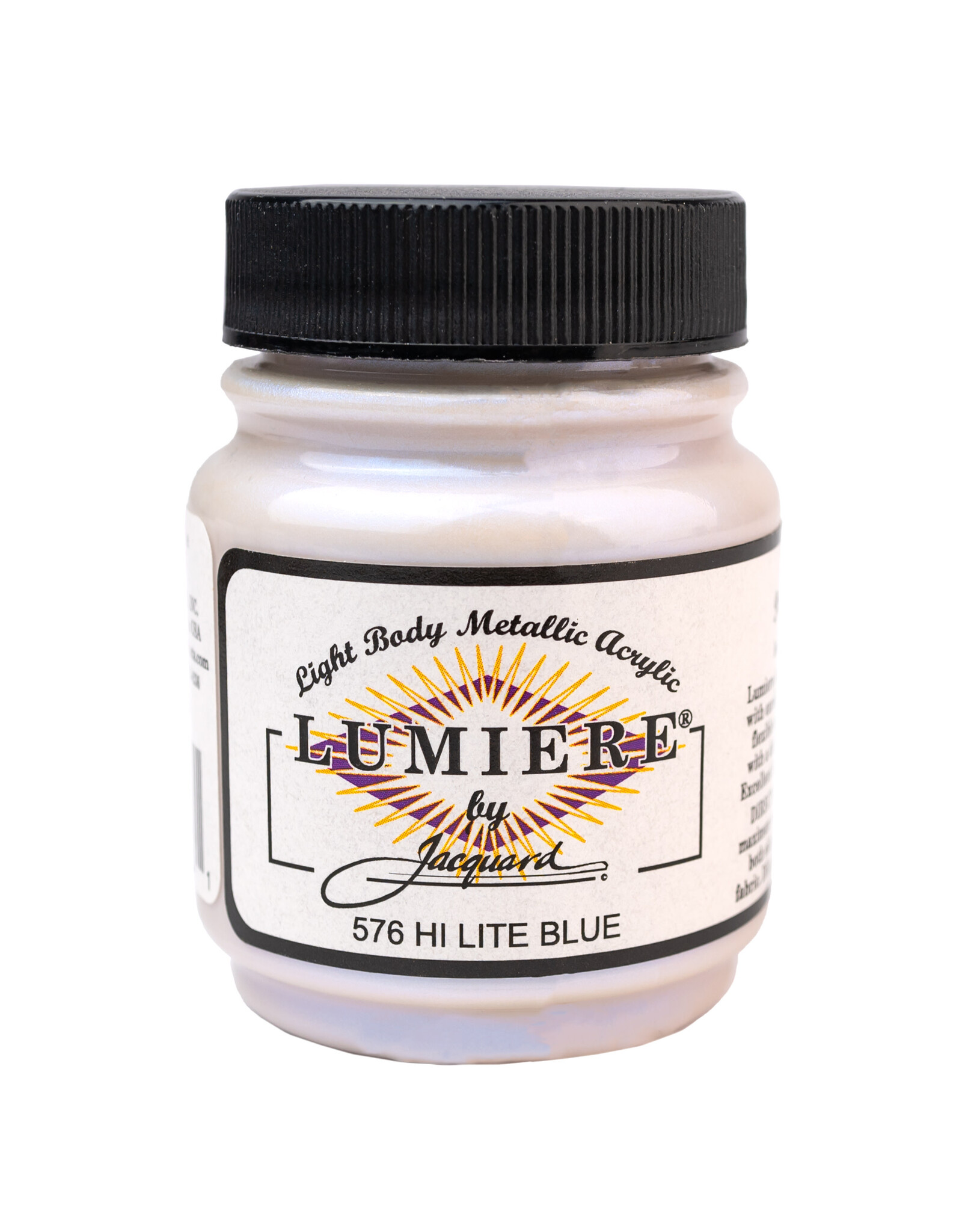 Jacquard Jacquard Lumiere Acrylic Paint, Hi-Lite Blue 2¼oz