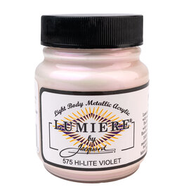 Jacquard Jacquard Lumiere Acrylic Paint, Hi-Lite Violet 2¼oz