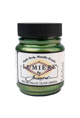 Jacquard Jacquard Lumiere Acrylic Paint, Metallic Olive Green 2¼oz