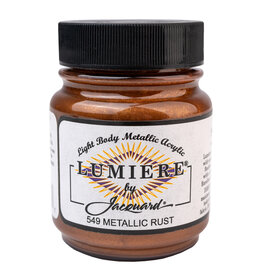 Jacquard Jacquard Lumiere Acrylic Paint, Metallic Rust 2¼oz