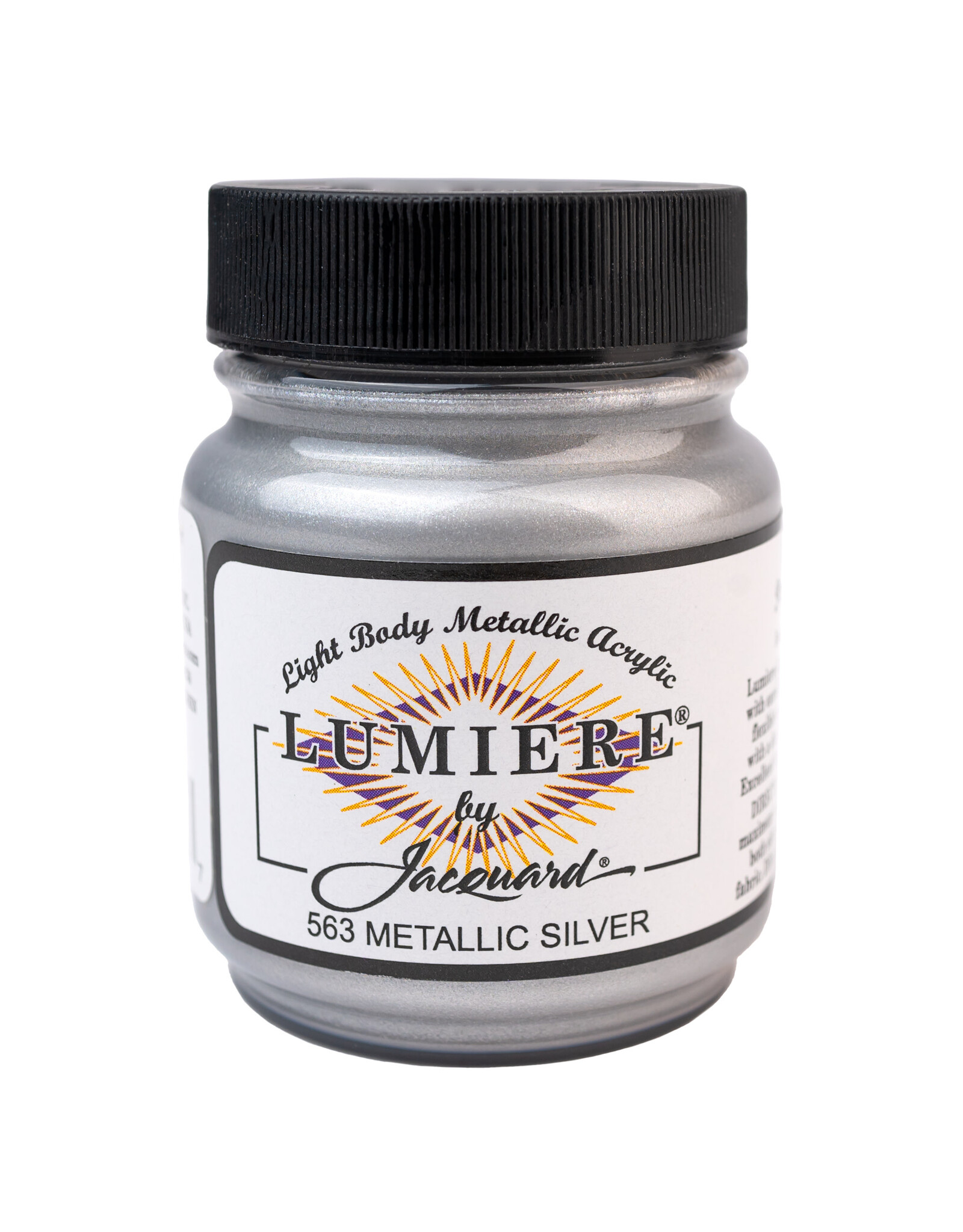 Jacquard Jacquard Lumiere Acrylic Paint, Metallic Silver 2¼oz
